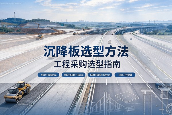 长武沉降板选择方法