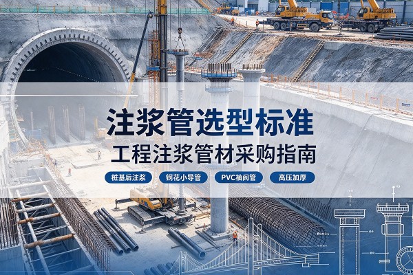 长武注浆管选型标准