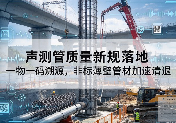 长武声测管质量新规落地，一物一码溯源，非标薄壁管材加速清退