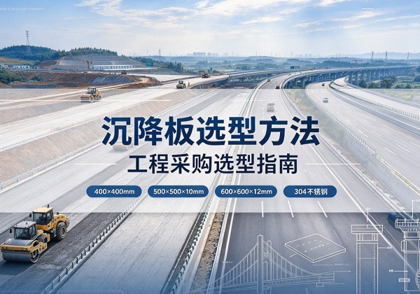 长武沉降板选择方法
